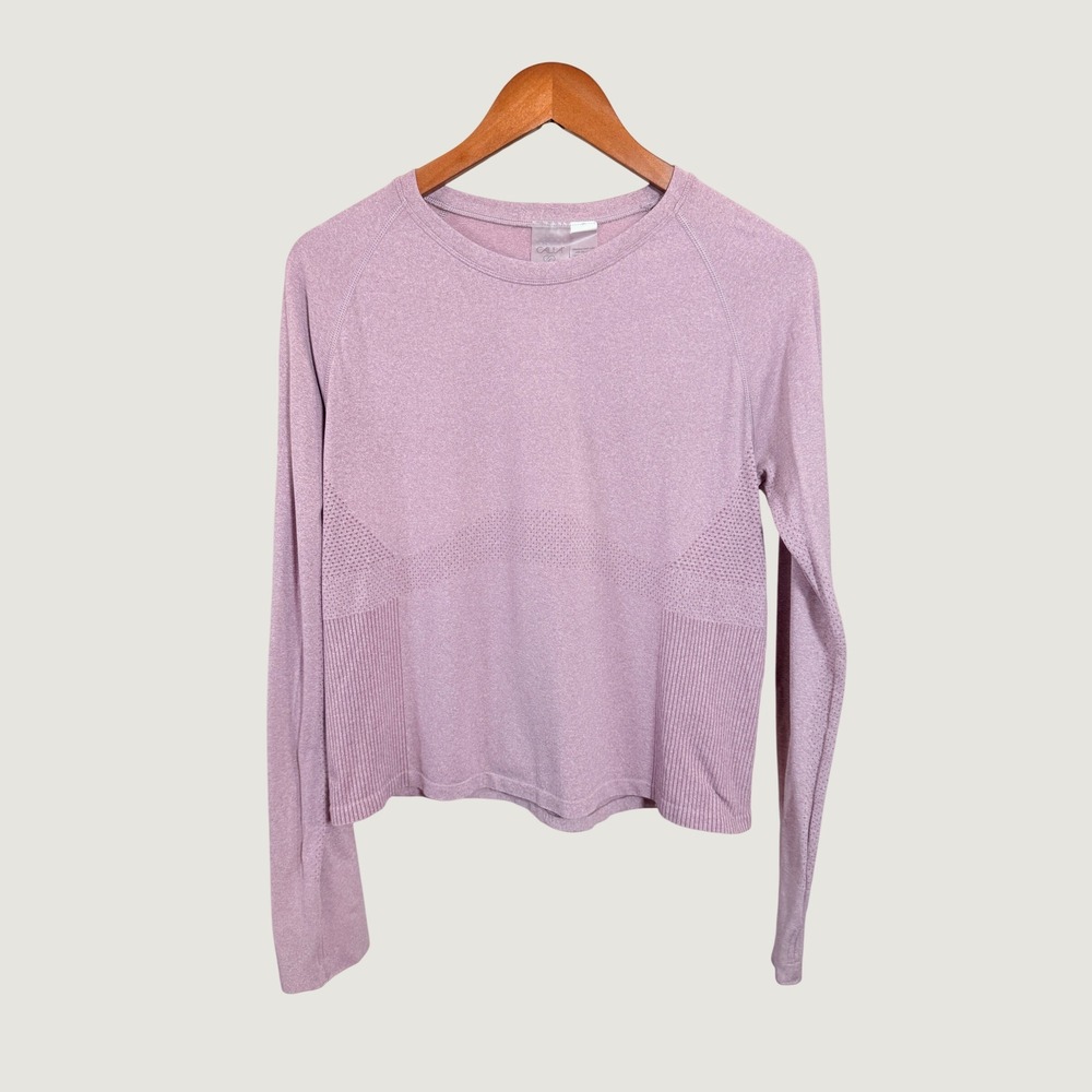 CALIA by Carrie Underwood Mauve Pink Seamless Long Sleeve Active Top XL